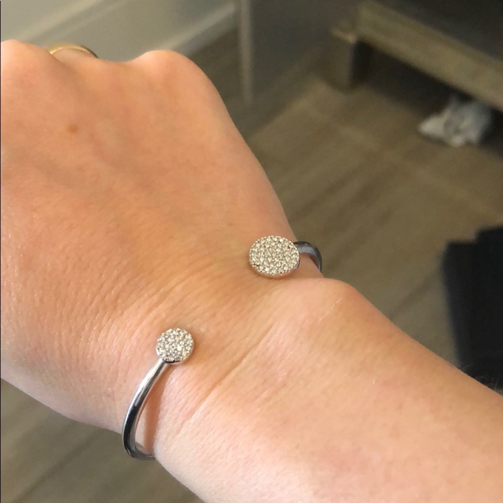 Stella and dot silver bangle